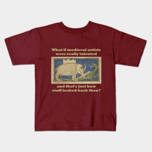 Medieval artists Kids T-Shirt